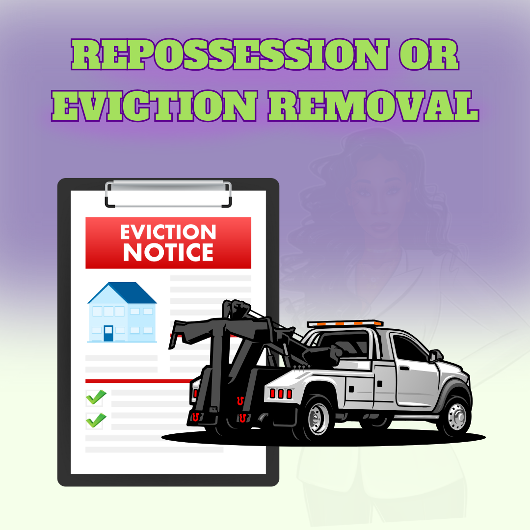 REPOSESSION or EVICTION REMOVAL